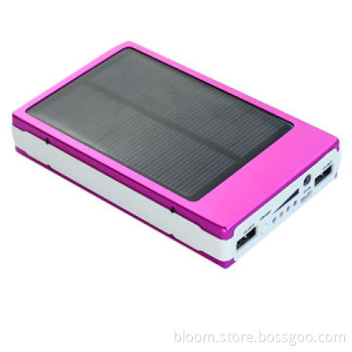 Solar phone charger, 10,000mAh, 1A output, 2-year warranty, suitable for iPhoneNew